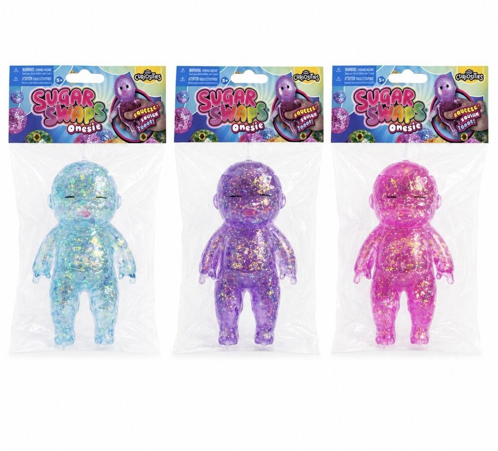 Sugar Swaps Squishy Squish viral 3 pk onesie baby set